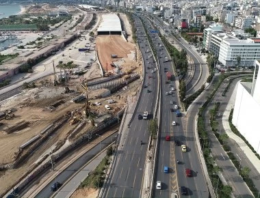 Η ανακαινισμένη λεωφόρος Ποσειδώνος από... αέρος! (βίντεο)